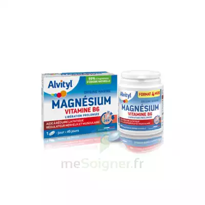 Alvityl Magnésium Vitamine B6 Libération Prolongée Comprimés Lp B/45 à Pau